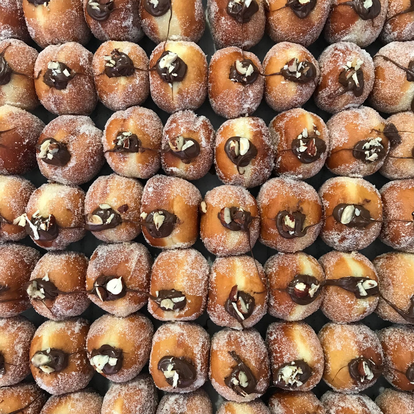 Mini Nutella / Caramilk Doughnuts