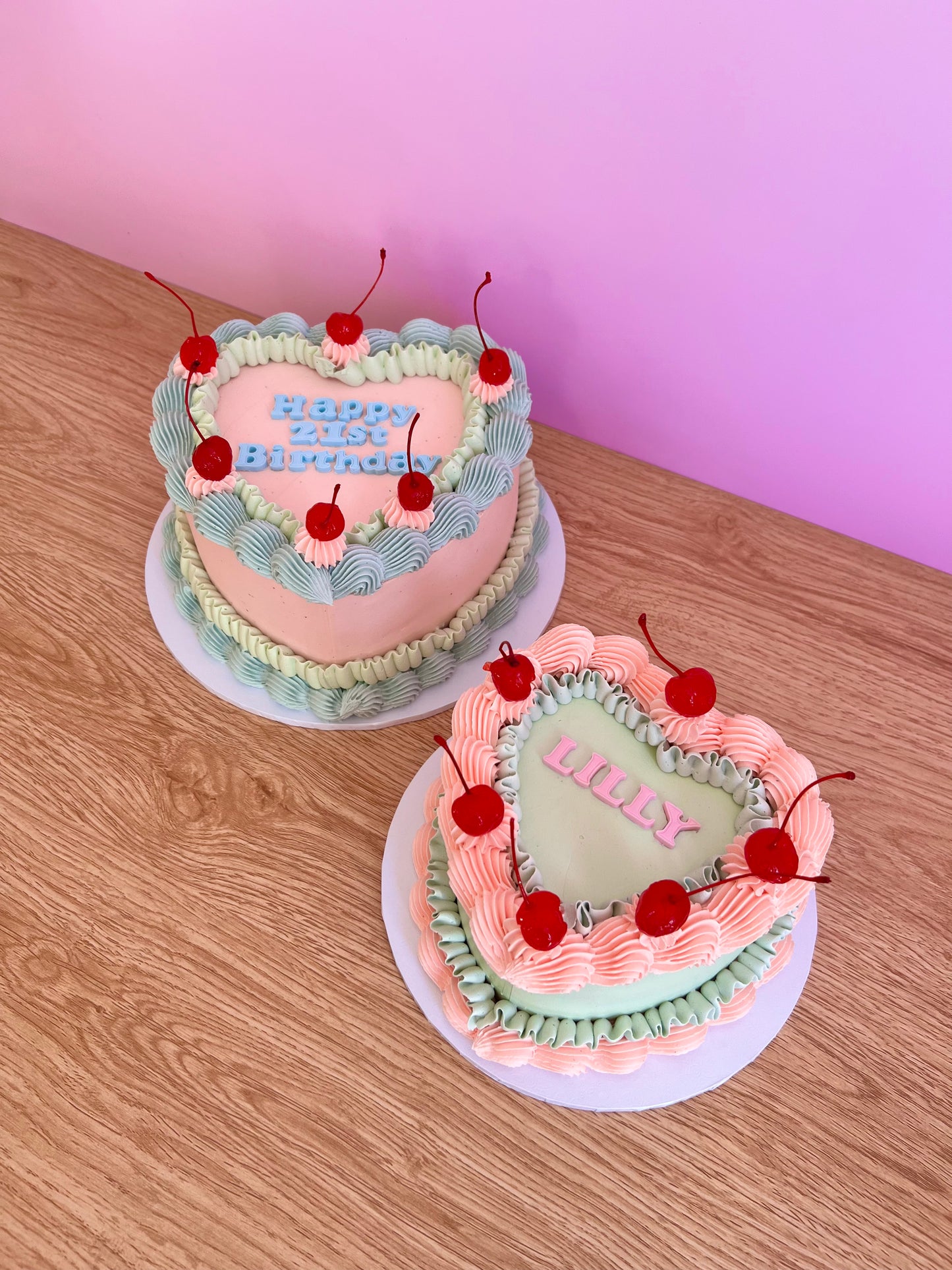 Cosmic Loveheart Cake