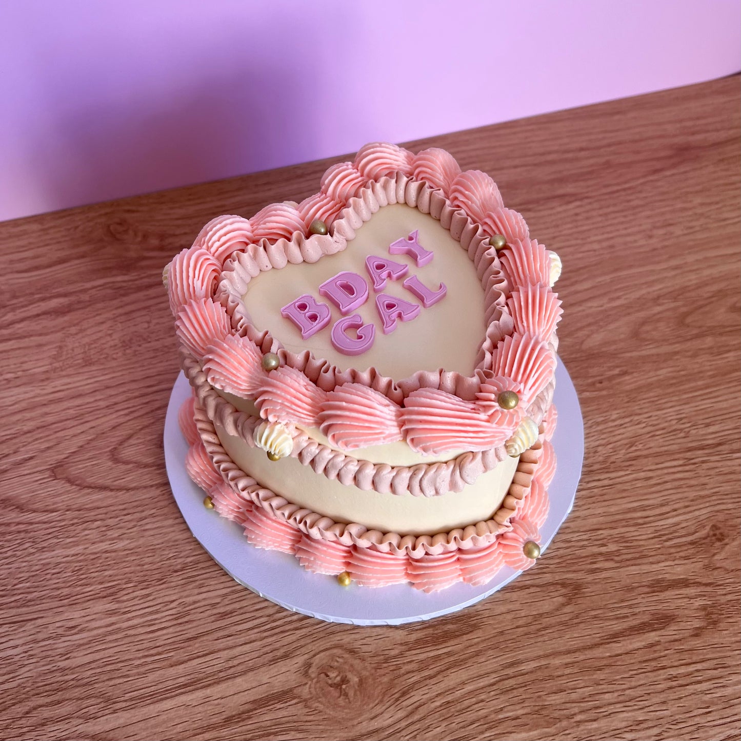Cosmic Loveheart Cake