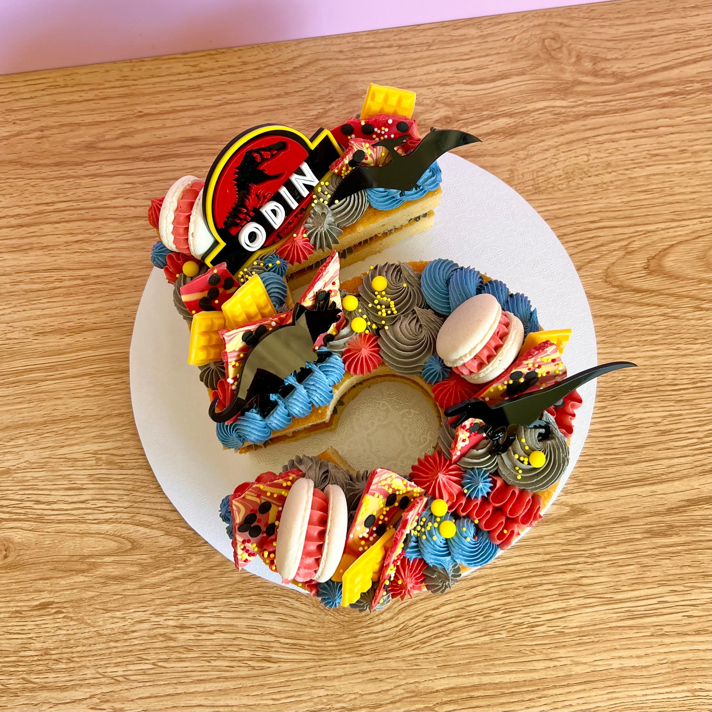 Jurassic Dino Digit / Letter Cake