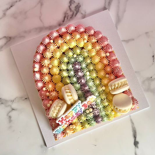 Rainbow Arch Cake